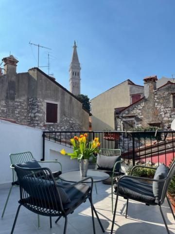 Deluxe Apartment Casa Flores With Sea View & Terrace Rovinj Exterior foto